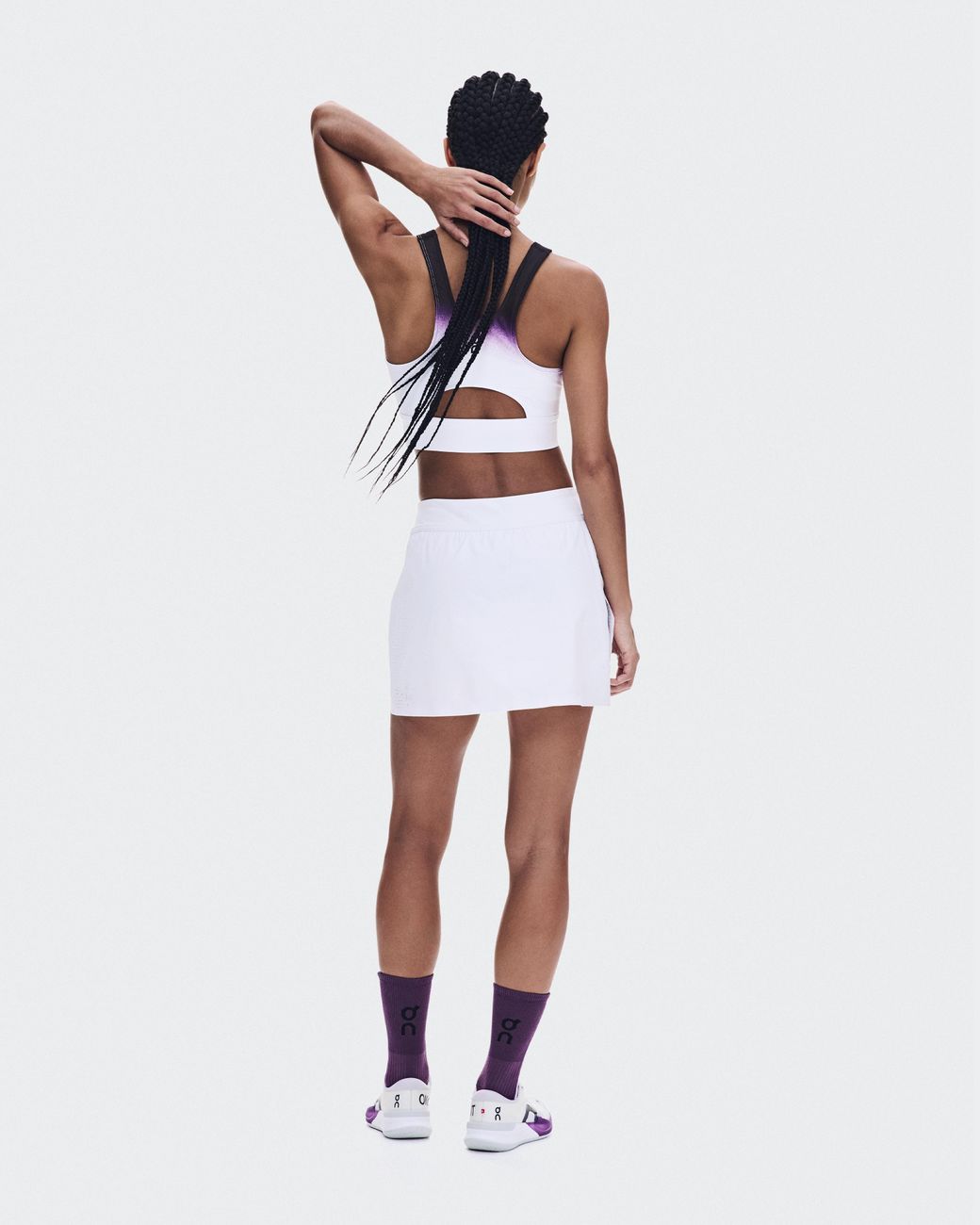 On Shoes White Court Crop Top Swing