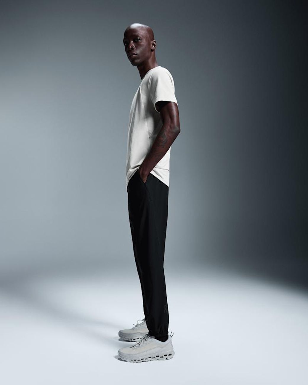 On Shoes Gray Focus Pants for men