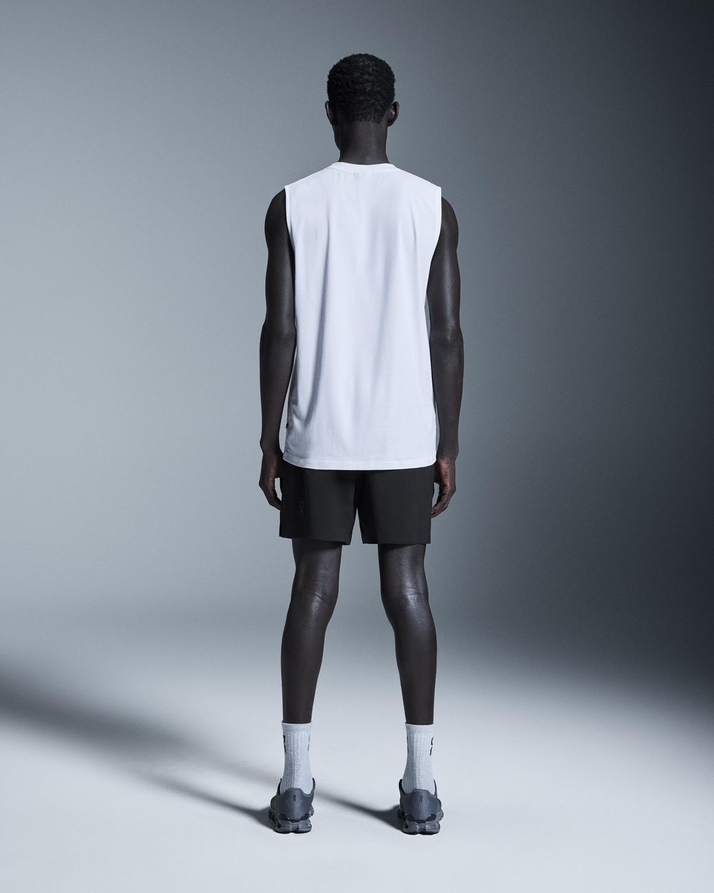 On Shoes Gray Focus Tank Top for men