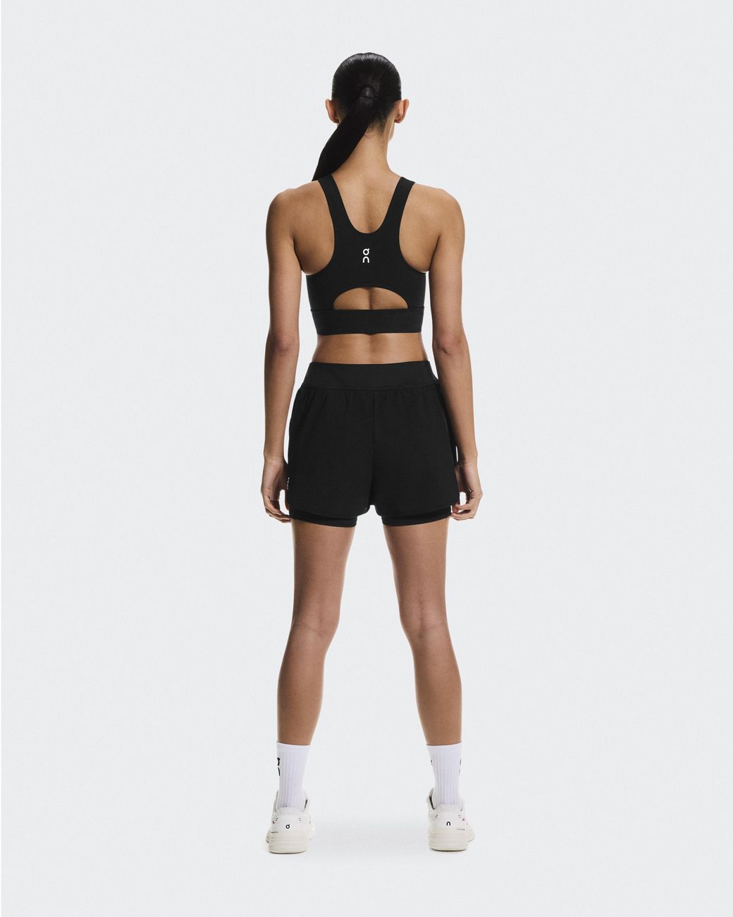On Shoes Black Court Crop Top