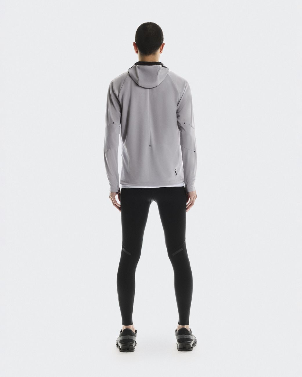 On Shoes Gray Performance Tights for men