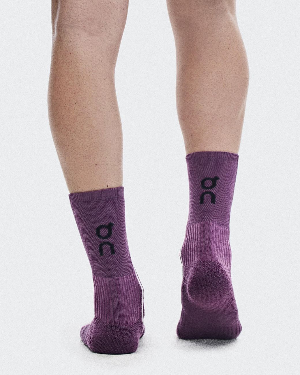 On Shoes Purple Court Sock High