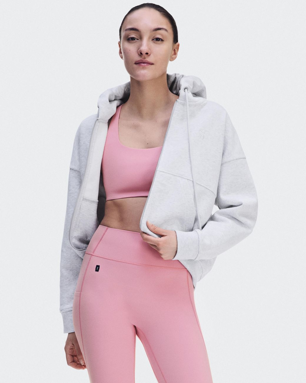 On Shoes Pink Studio Leggings 7/8