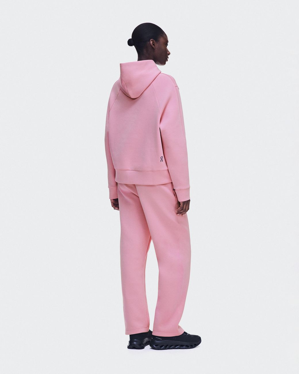 On Shoes Pink Focus Tech Hoodie