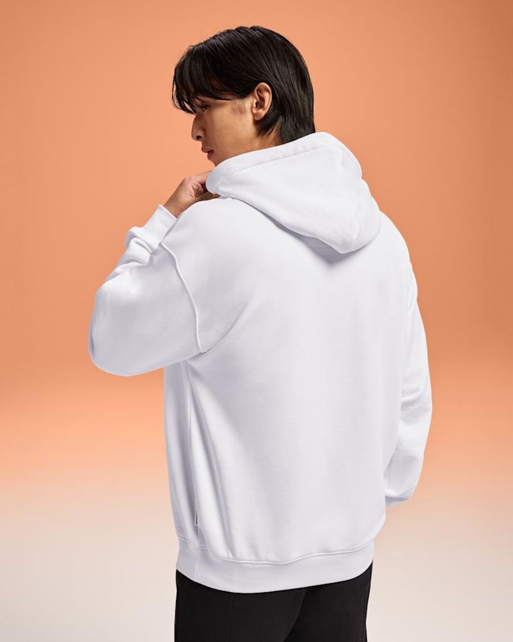 On Shoes White Club Hoodie for men