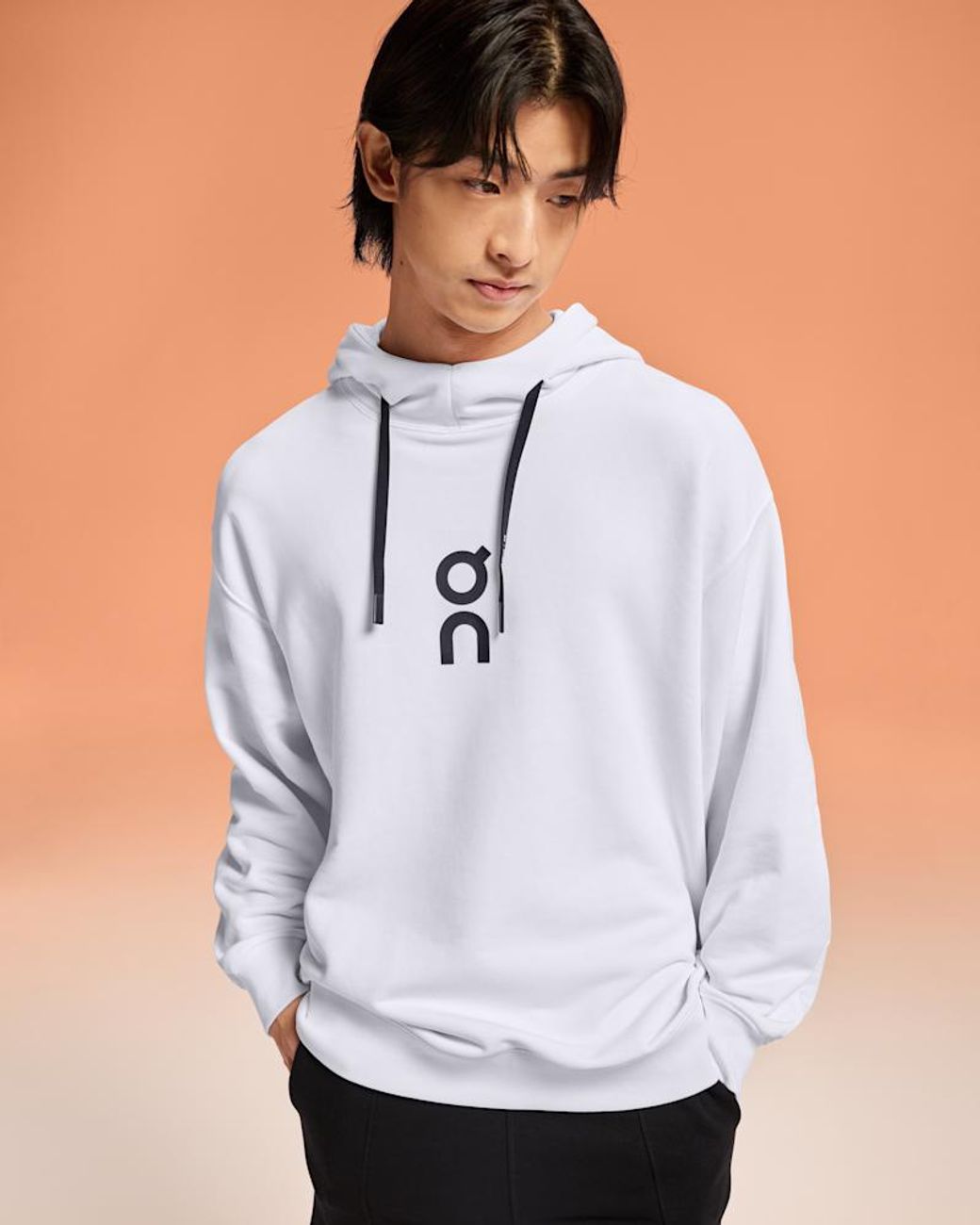 On Shoes White Club Hoodie for men