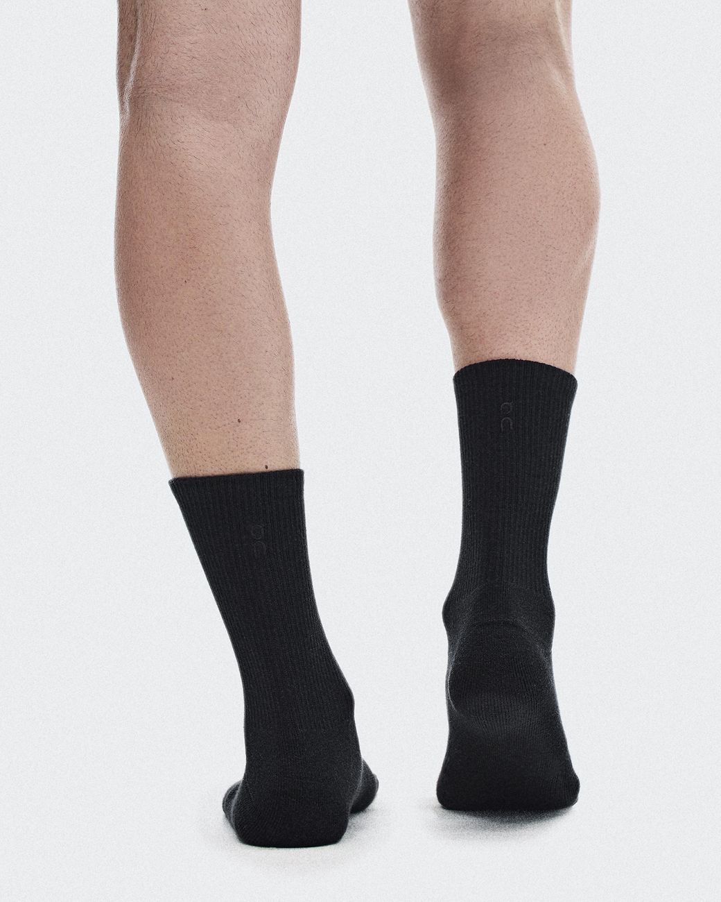 On Shoes Black Club Sock High 2P