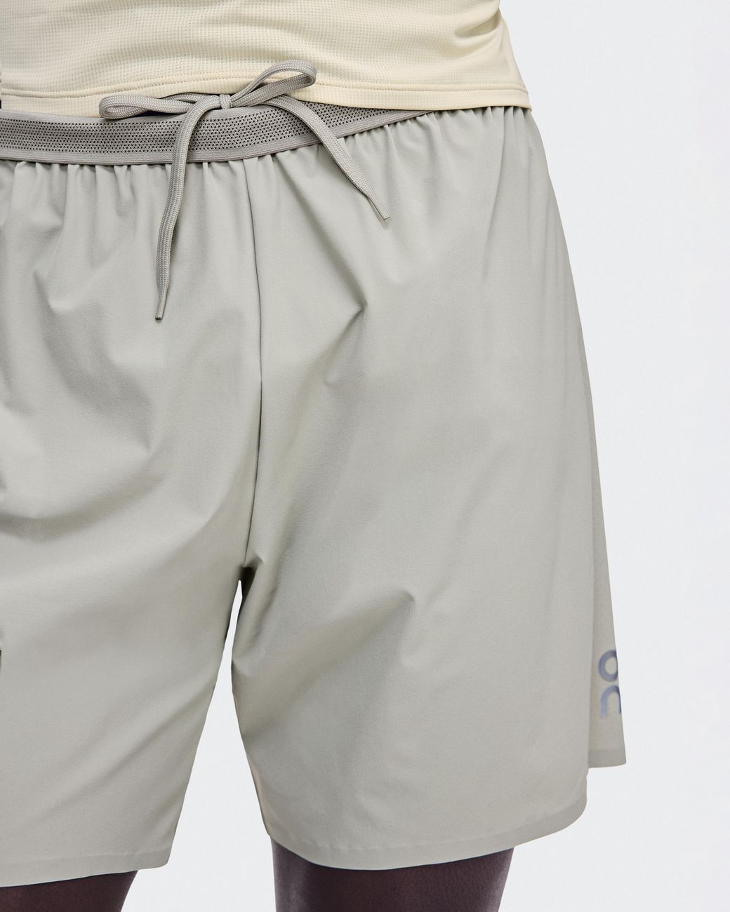 On Shoes White 7" Performance Shorts for men