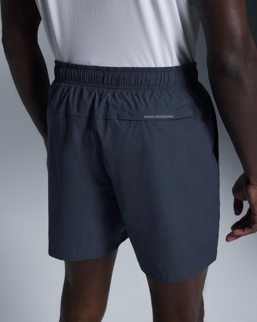 On Shoes Gray 7" Core Shorts for men