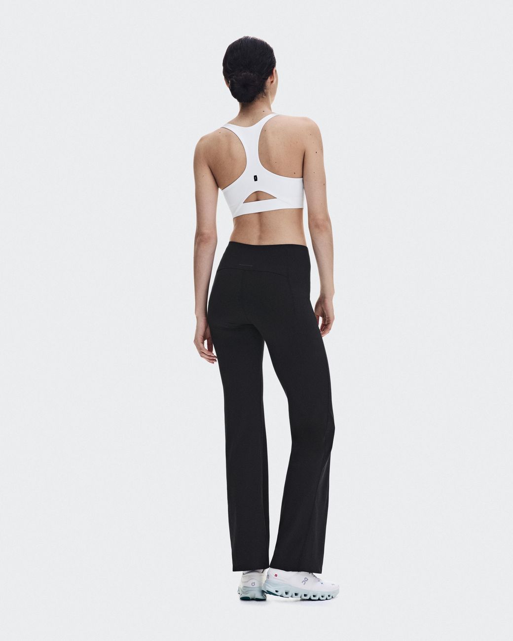 On Shoes White Studio Racerback Bra