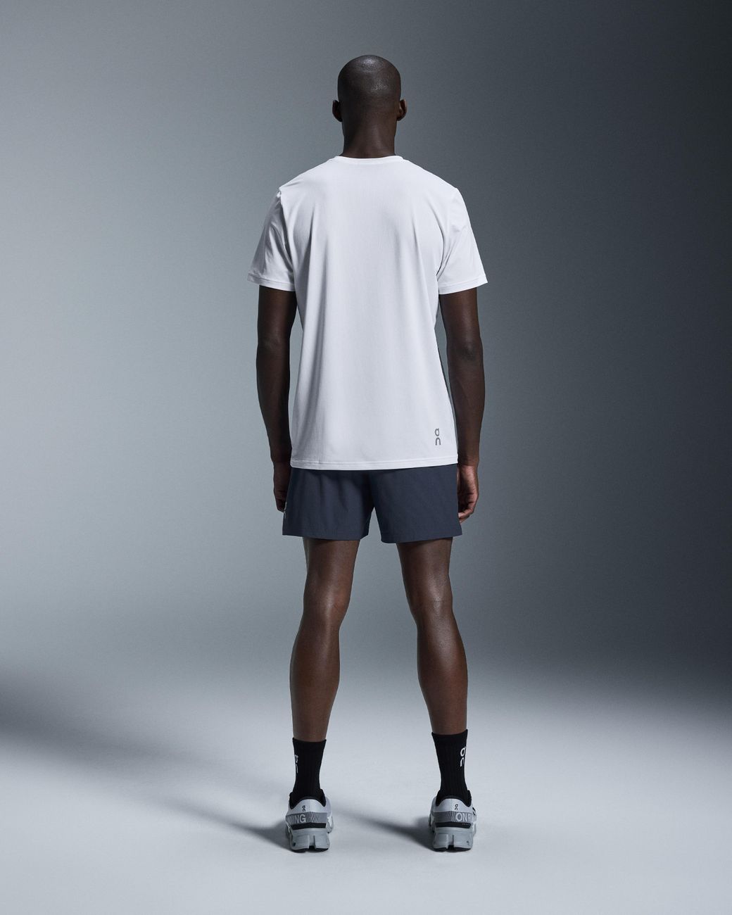 On Shoes Gray 7" Core Shorts for men