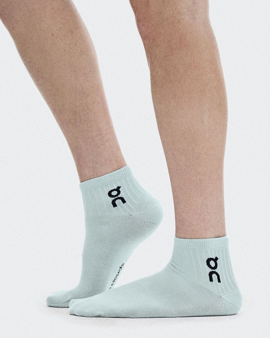 On Shoes Blue Logo Sock Mid 3P
