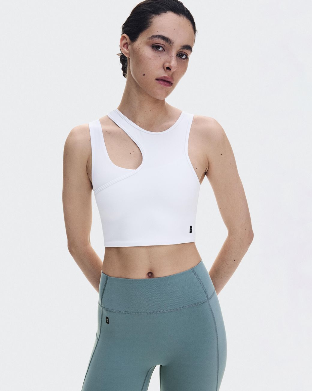 On Shoes Blue Studio Asymmetric Crop