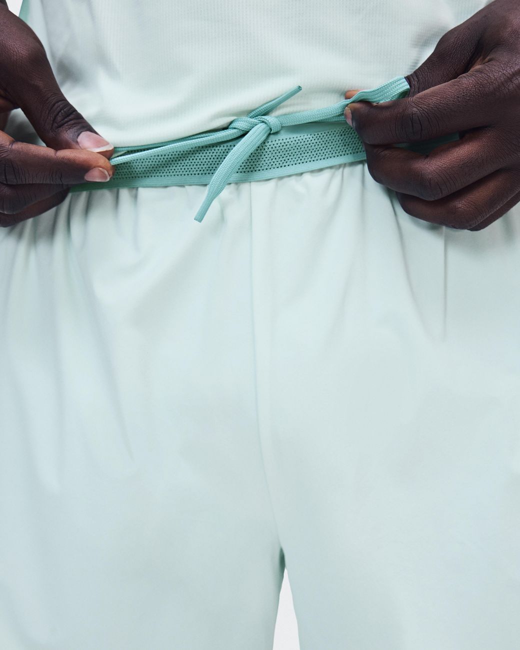 On Shoes White 5" Performance 2/1 Shorts for men