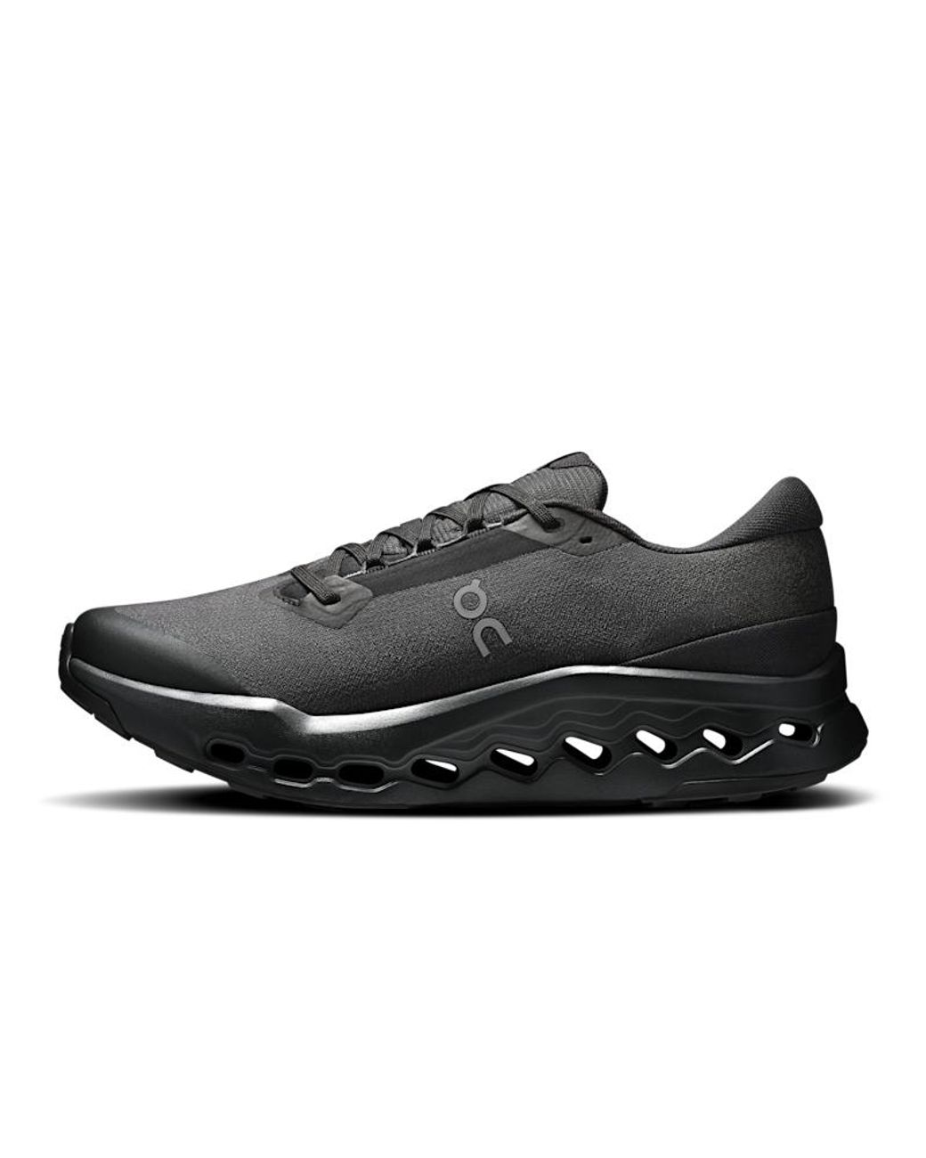 On Shoes Black Cloudsurfer Trail 2 Waterproof for men