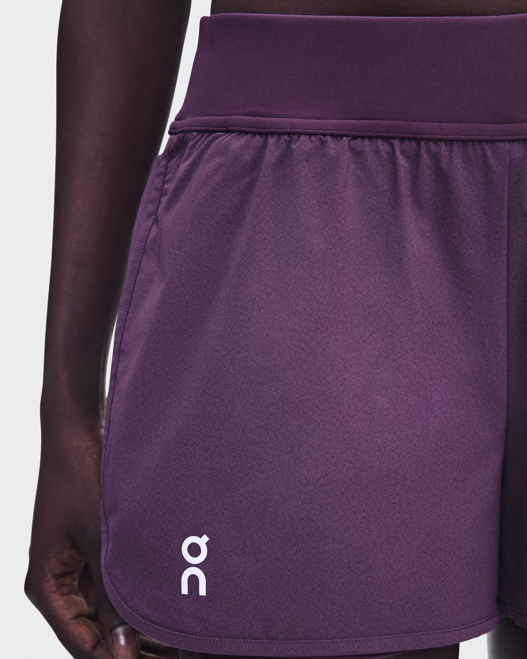 On Shoes Purple 3" Court Shorts 2-In-1