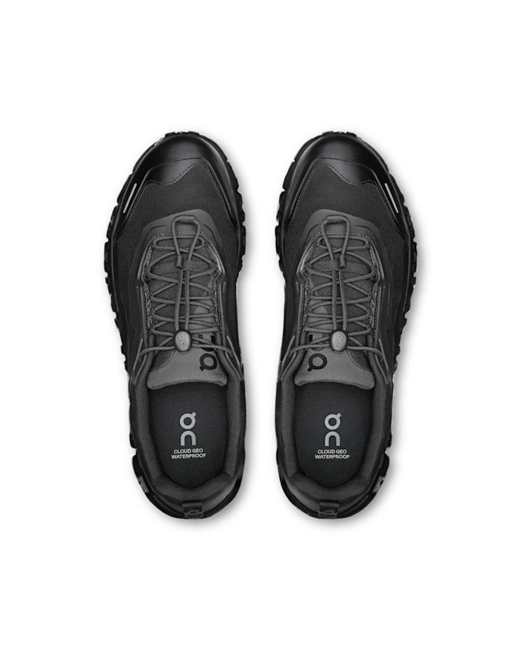 On Shoes Black Cloud 6 Geo Waterproof for men