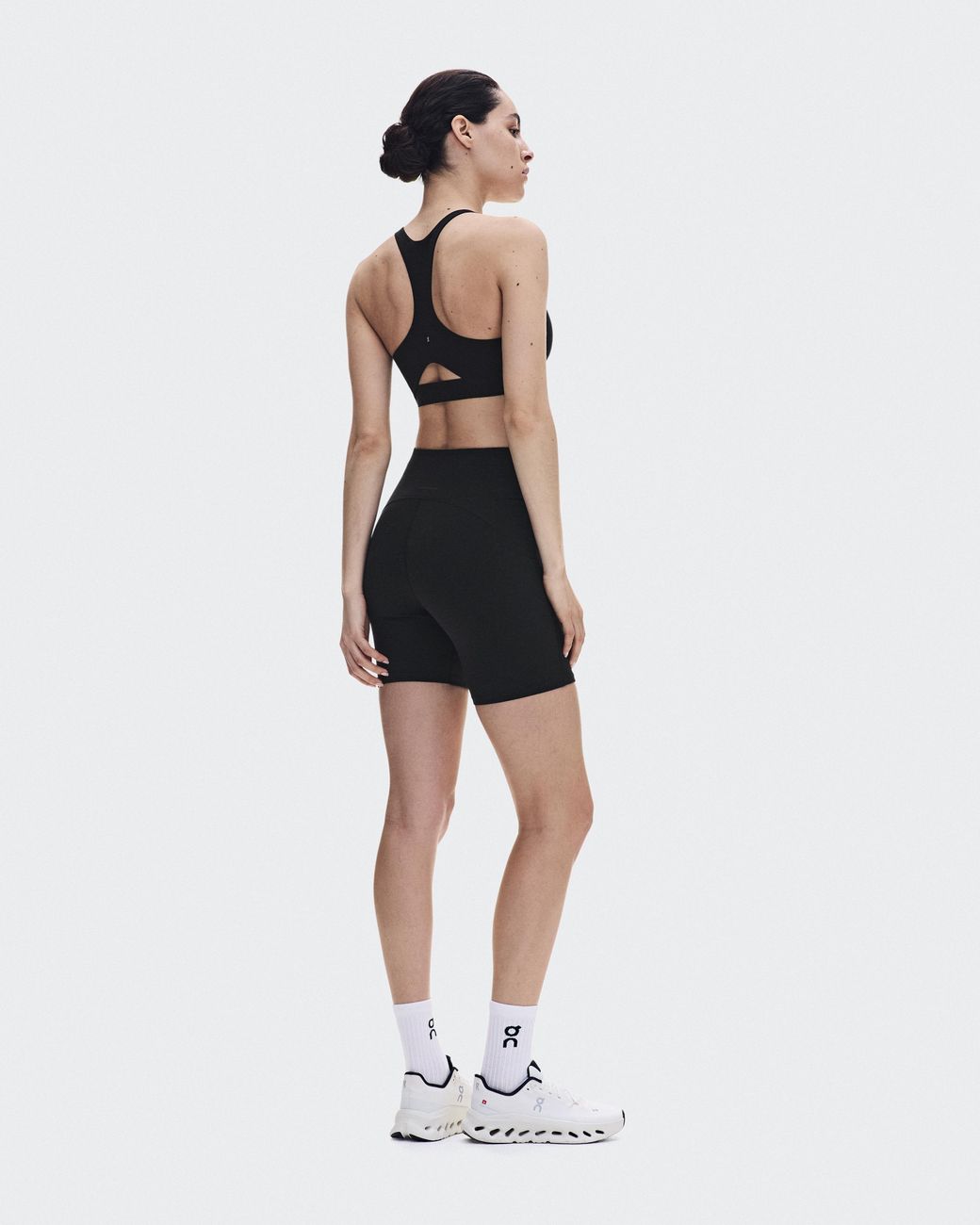 On Shoes White Studio Racerback Bra