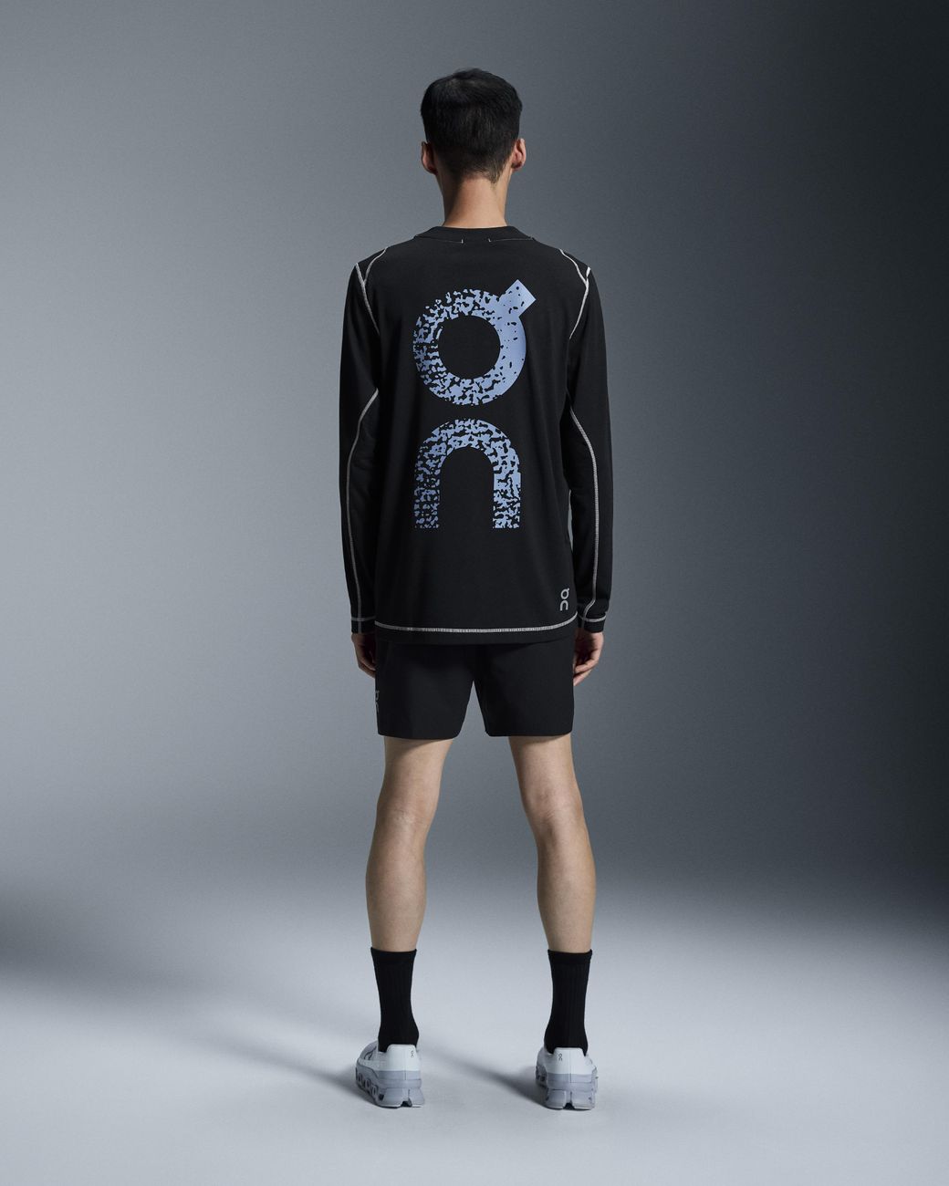 On Shoes Black 5" Core Shorts for men