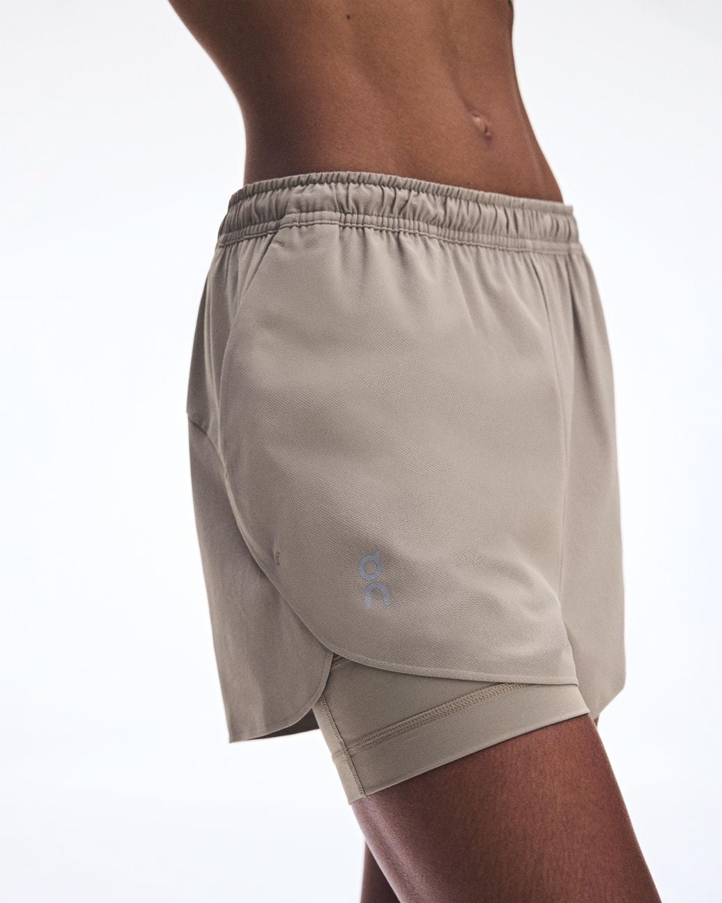 On Shoes White Train 2-In-1 Shorts