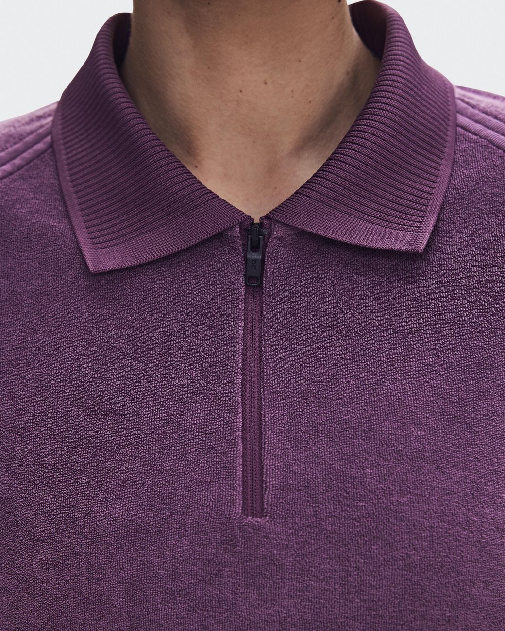 On Shoes Purple Courtside Polo Terry