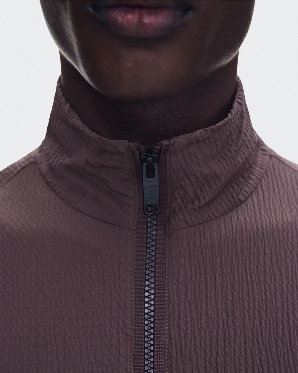On Shoes Brown Courtside 1/2 Zip Eaze for men