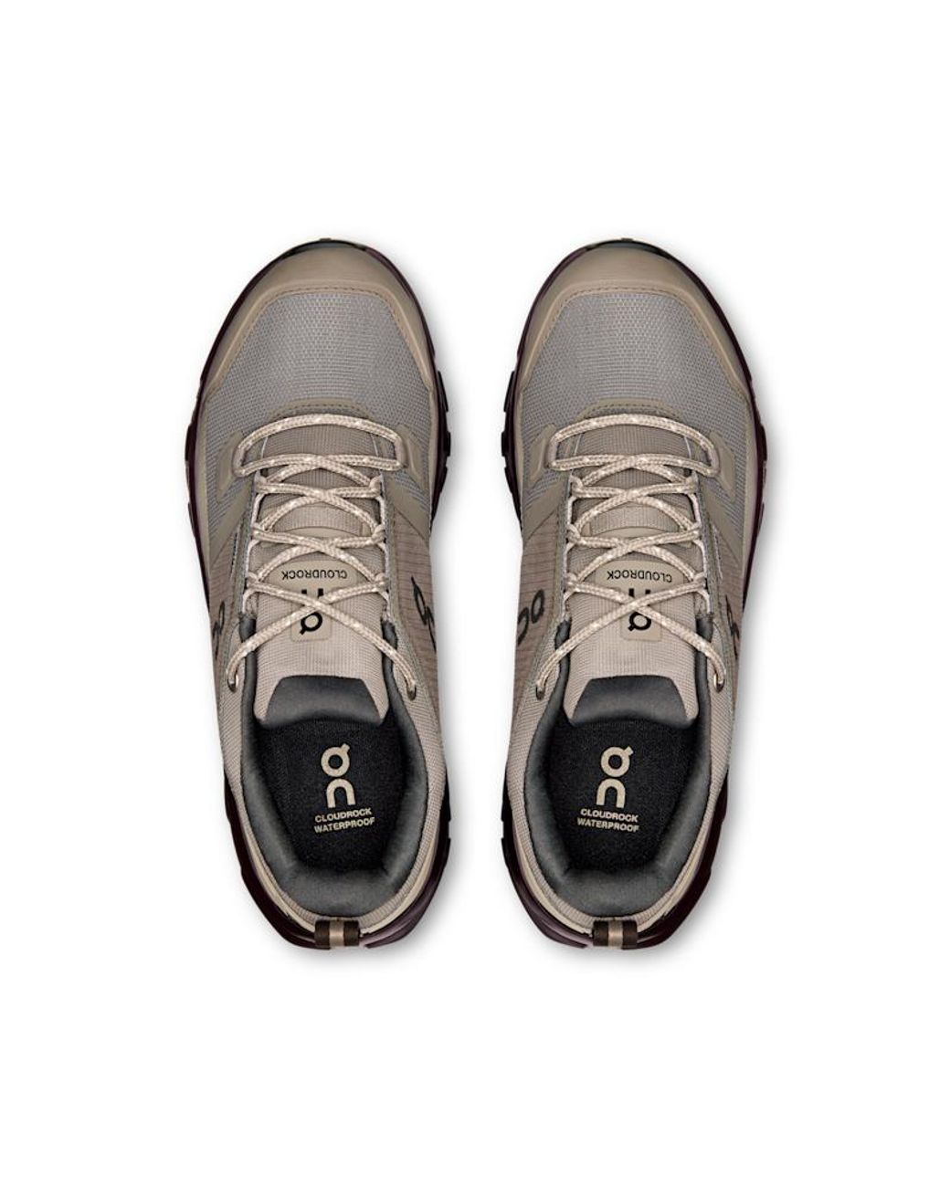 On Shoes Brown Cloudrock Low Waterproof