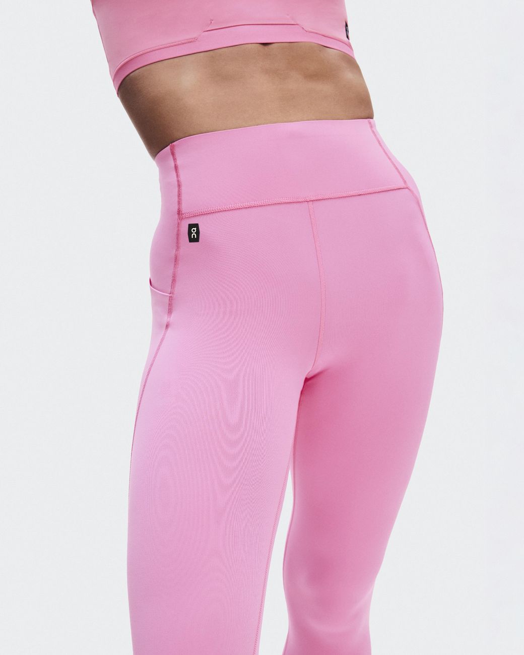 On Shoes Pink Train Tights
