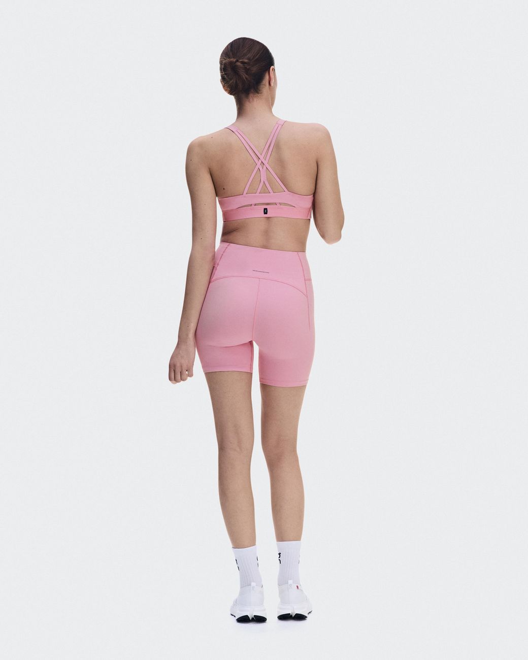 On Shoes Pink Studio Leggings Short 6"