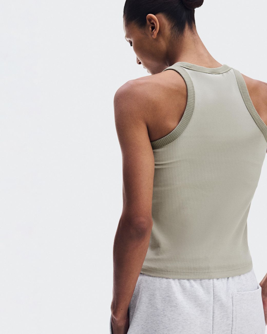 On Shoes White All-Day Ribbed Tank Top