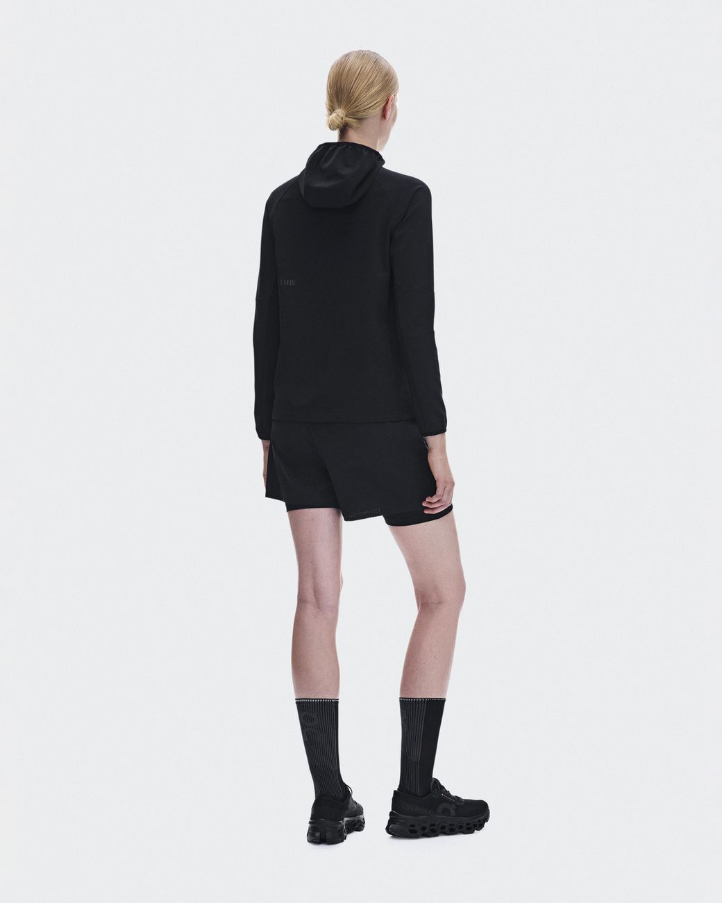 On Shoes Black Weather Hoodie