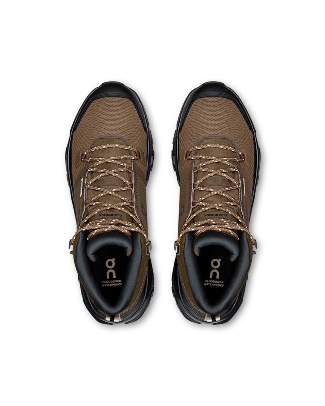 On Shoes Brown Cloudrock Mid Waterproof for men