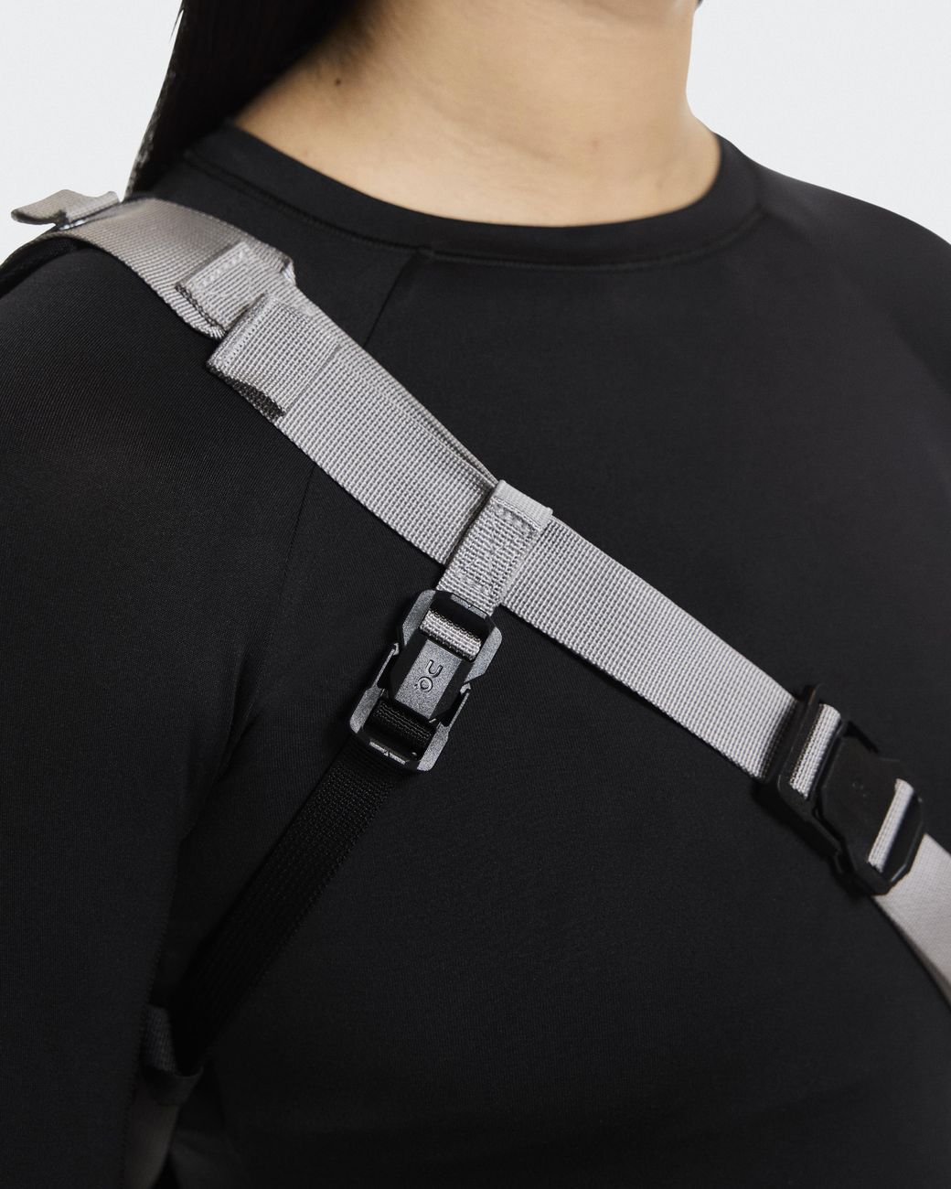 On Shoes Gray Sling Pack