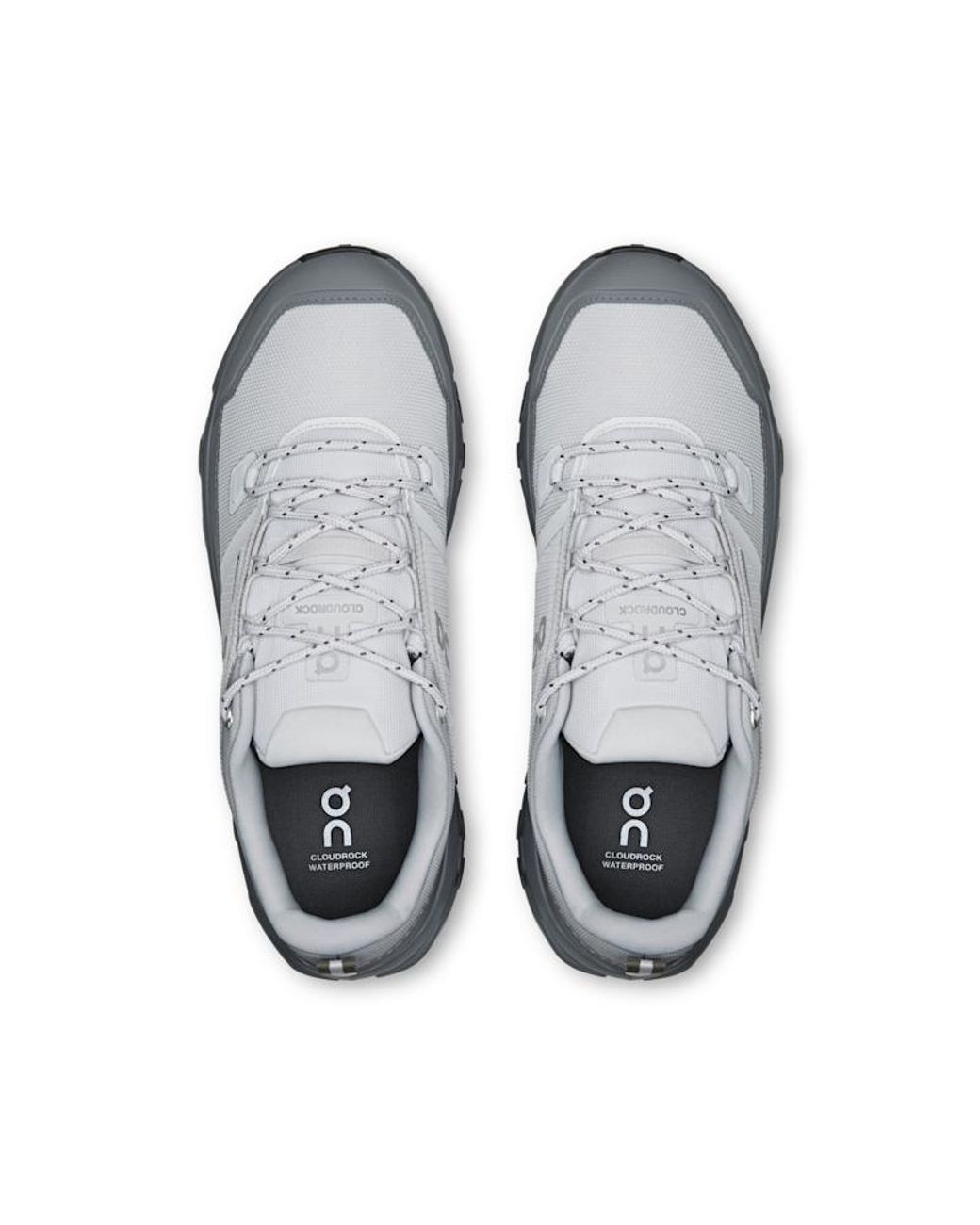 On Shoes Gray Cloudrock Low Waterproof for men