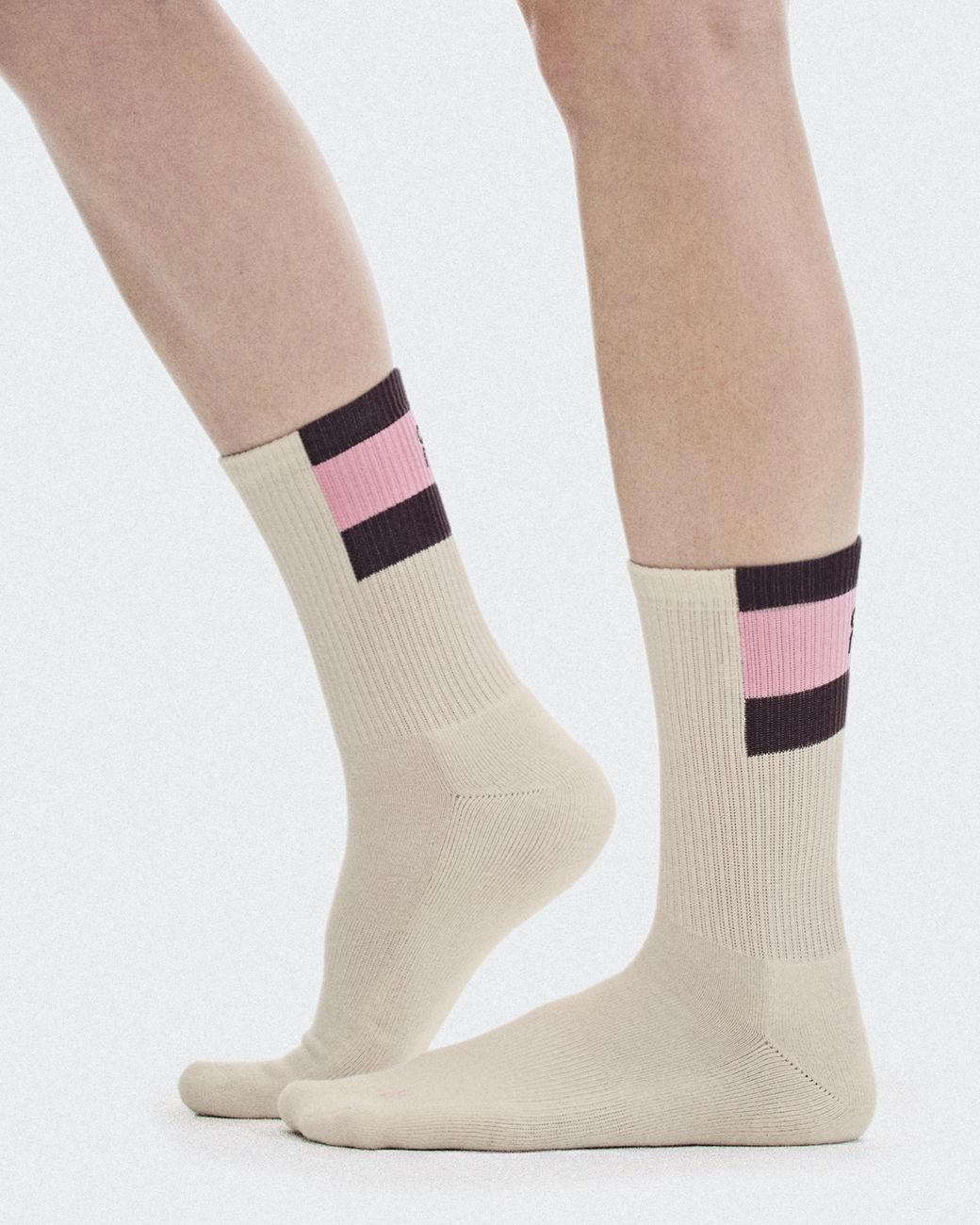 On Shoes Purple Courtside Sock High 2P