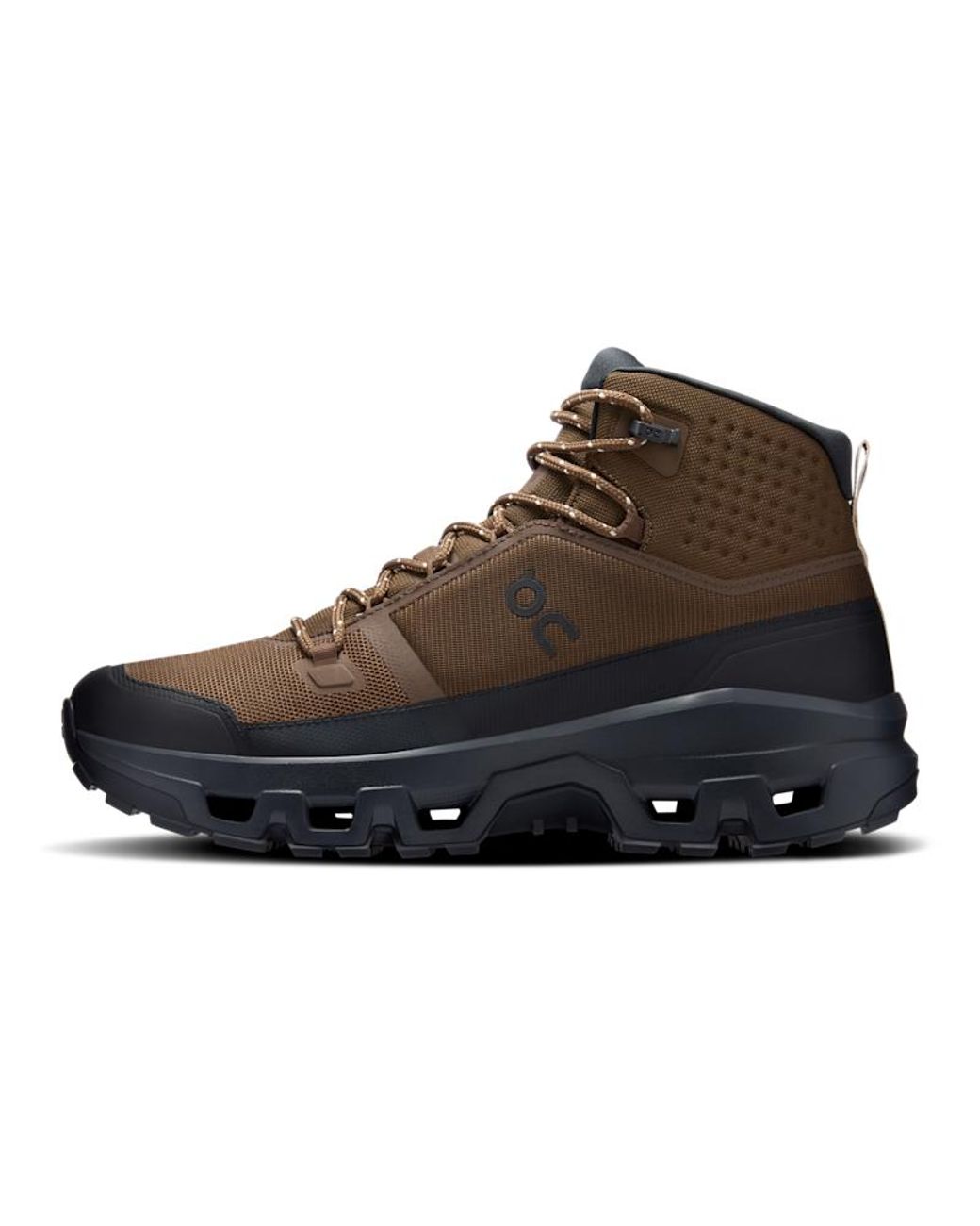 On Shoes Brown Cloudrock Mid Waterproof for men