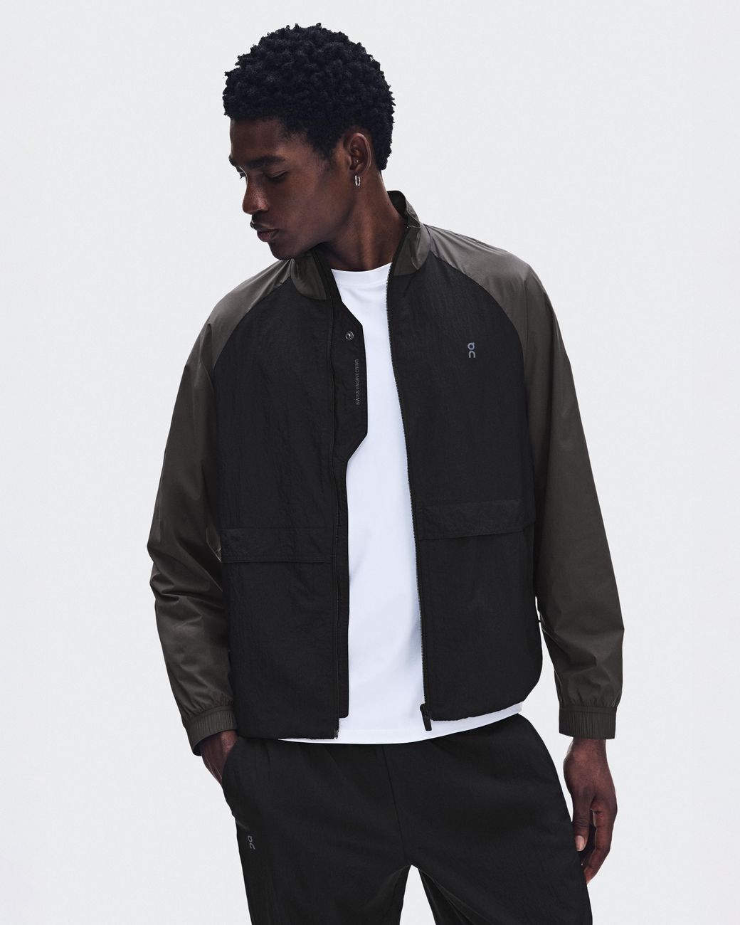 On Shoes Black All-Day Track Jacket for men