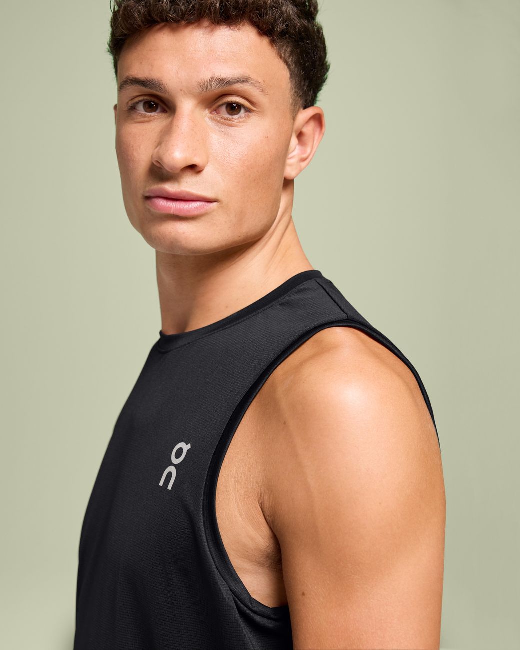 On Shoes Green Core Tank Top for men