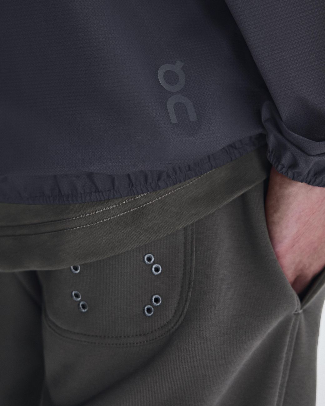 On Shoes Blue Explore Lightweight Waterproof Jacket for men