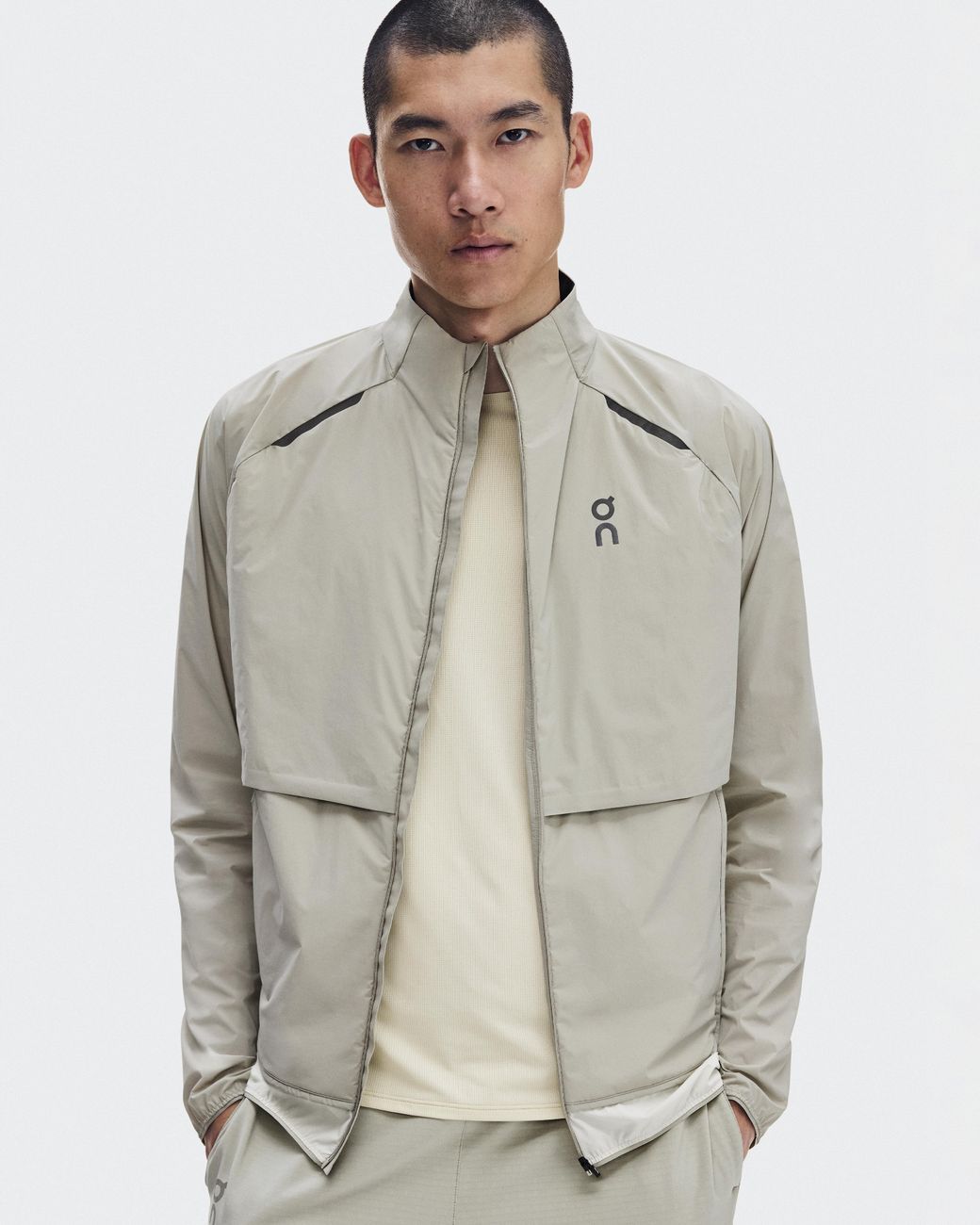 On Shoes White Weather Jacket Insulated for men