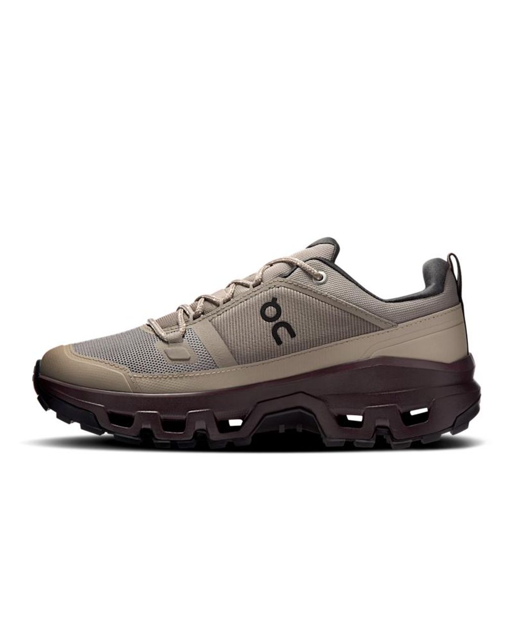 On Shoes Brown Cloudrock Low Waterproof