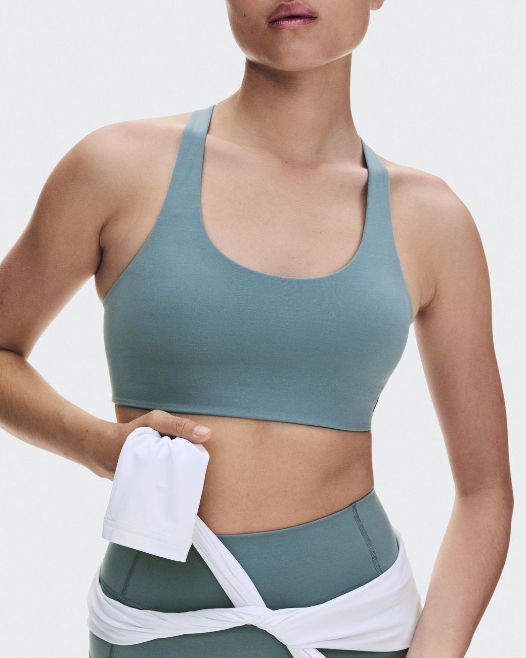 On Shoes Blue Studio Racerback Bra