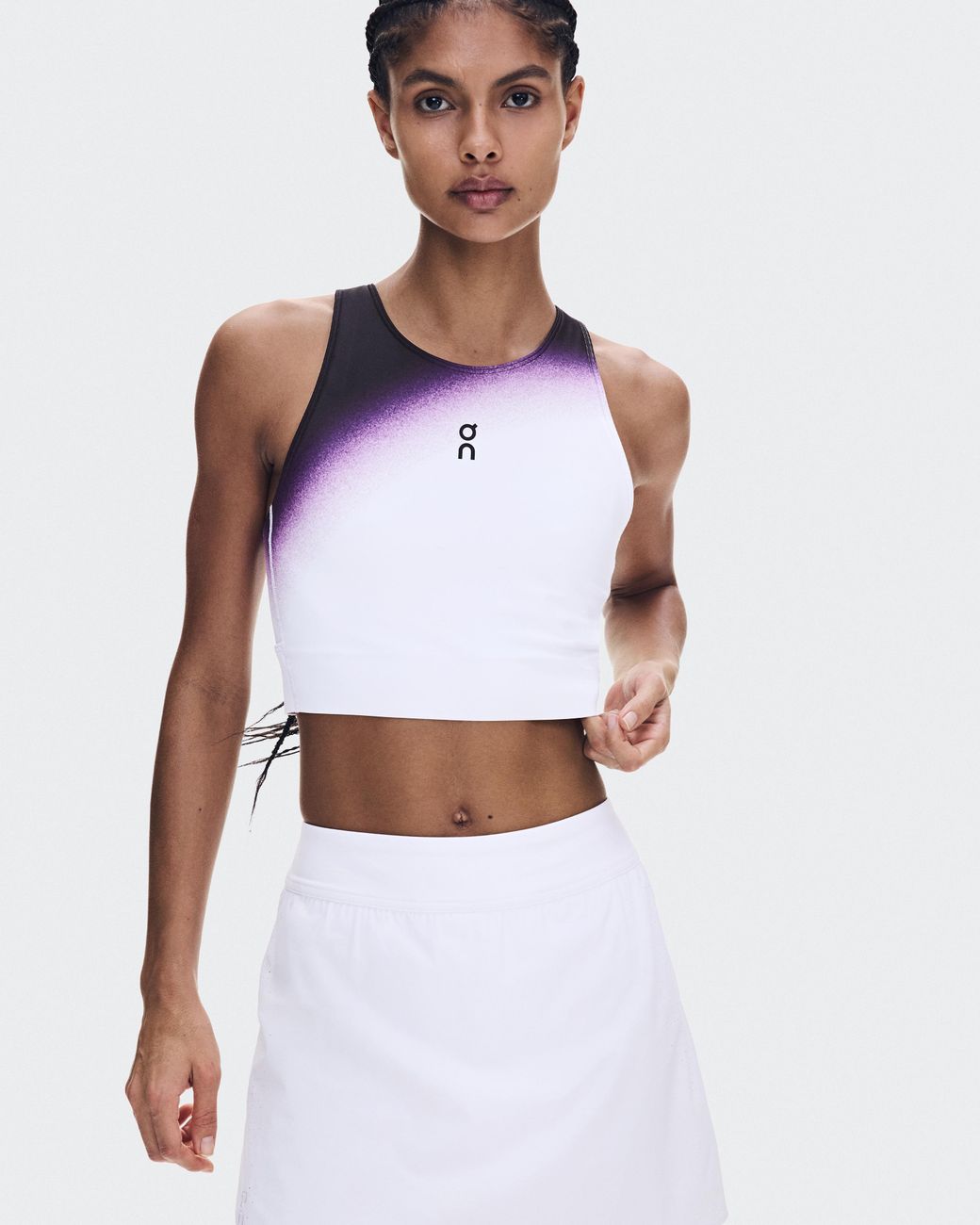 On Shoes White Court Crop Top Swing