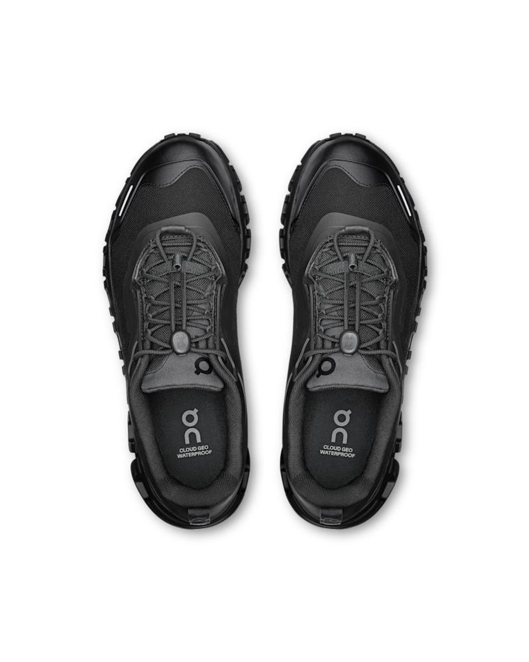 On Shoes Black Cloud 6 Geo Waterproof