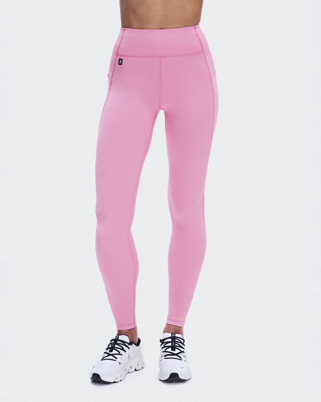 On Shoes Pink Train Tights