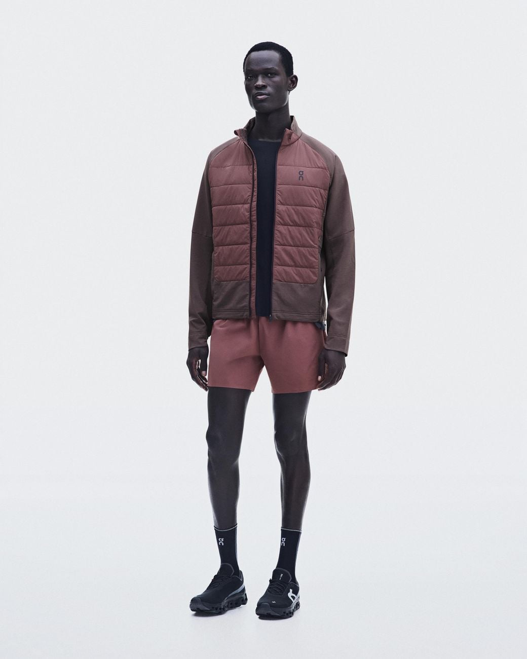 On Shoes Purple Weather Hybrid Jacket for men