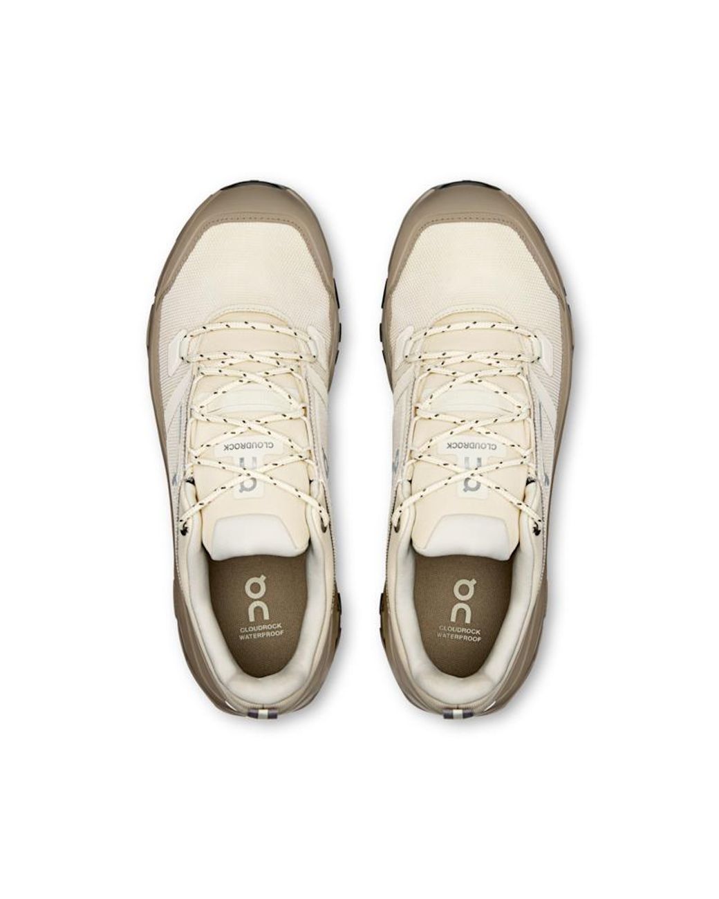 On Shoes Natural Cloudrock Low Waterproof for men