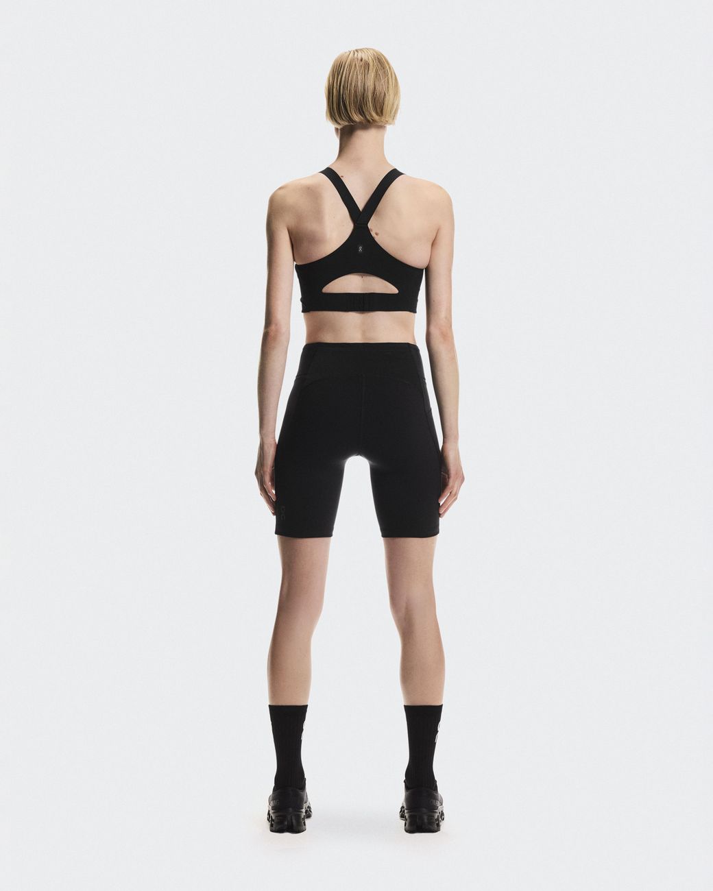 On Shoes Black 8" Performance Tights