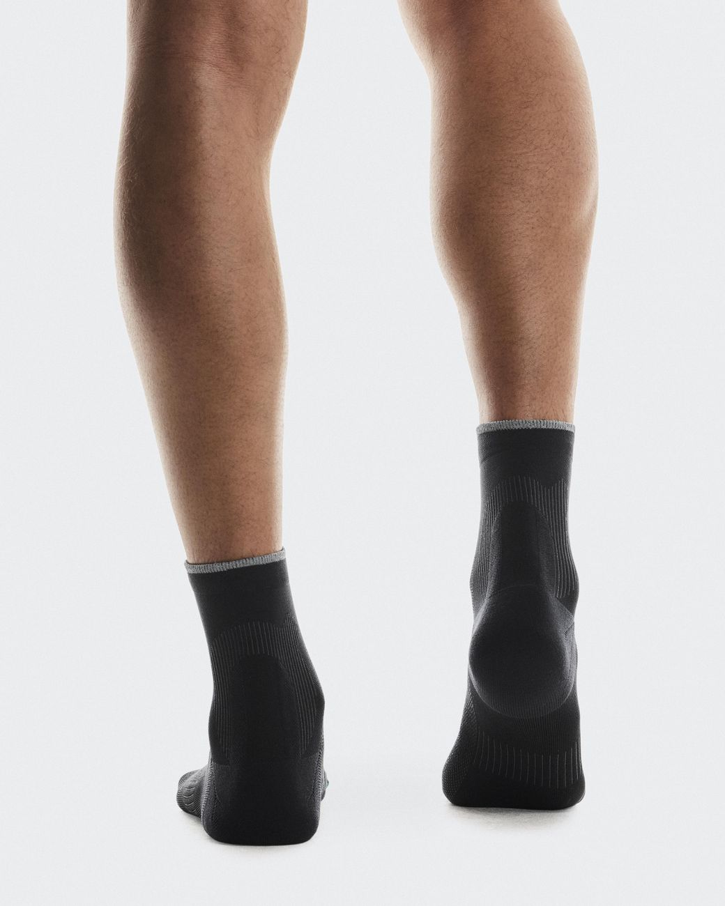 On Shoes Brown Elite Run Sock Mid