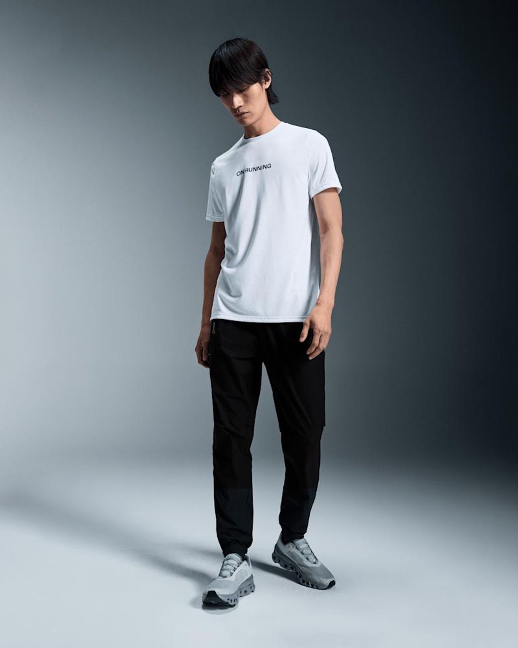 On Shoes Gray Core Pants for men